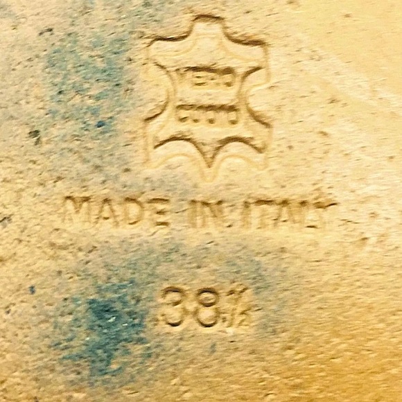 HANDMADE IN ITALY Designer Snake Skin & Leather Sandals Sz EU38.5 US8M Sandals - Picture 9 of 10